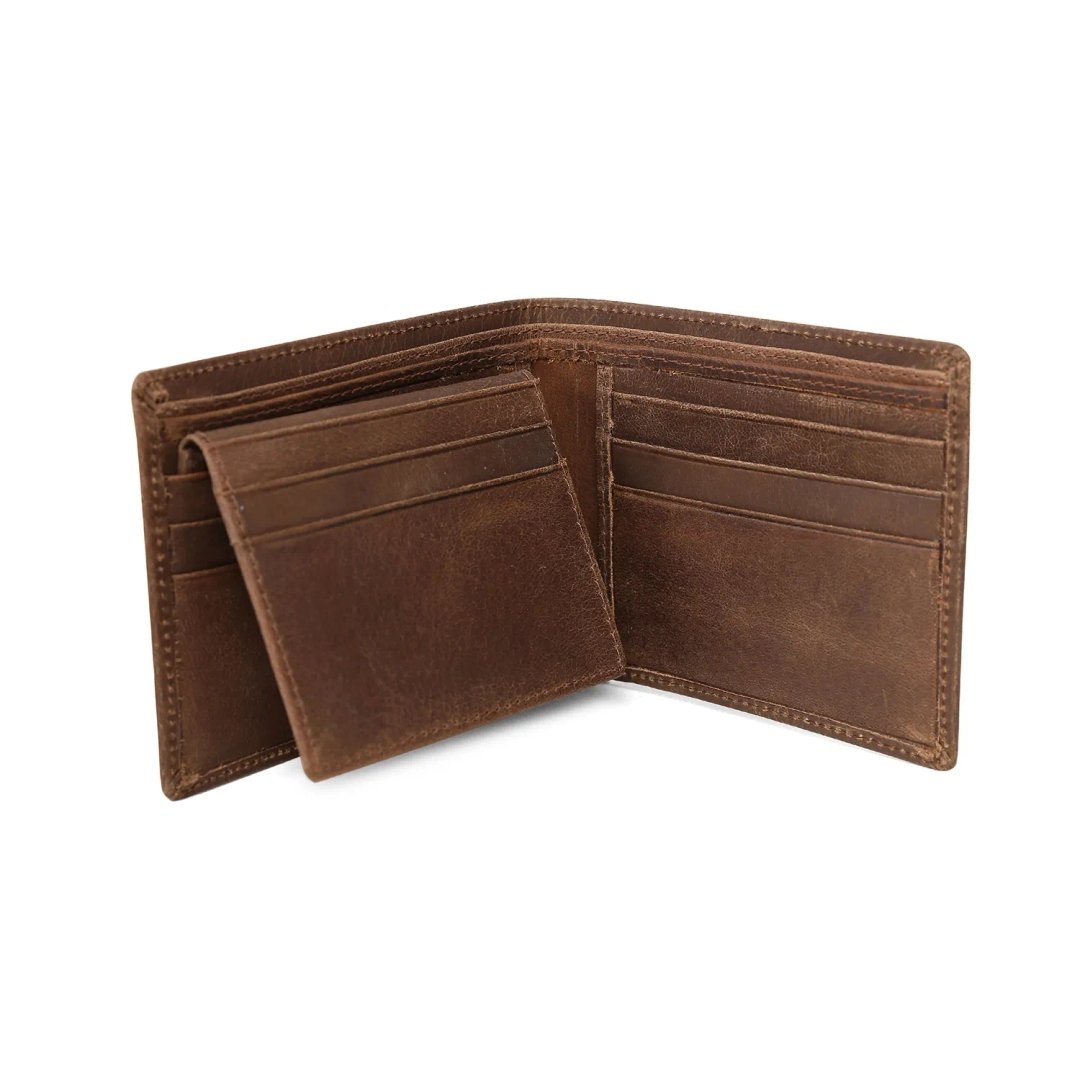 Premium Quality Genuine Leather Slim Wallet for Men Women Cute Business Card Holder with Button Zipper Clip Free Bulk Supply
