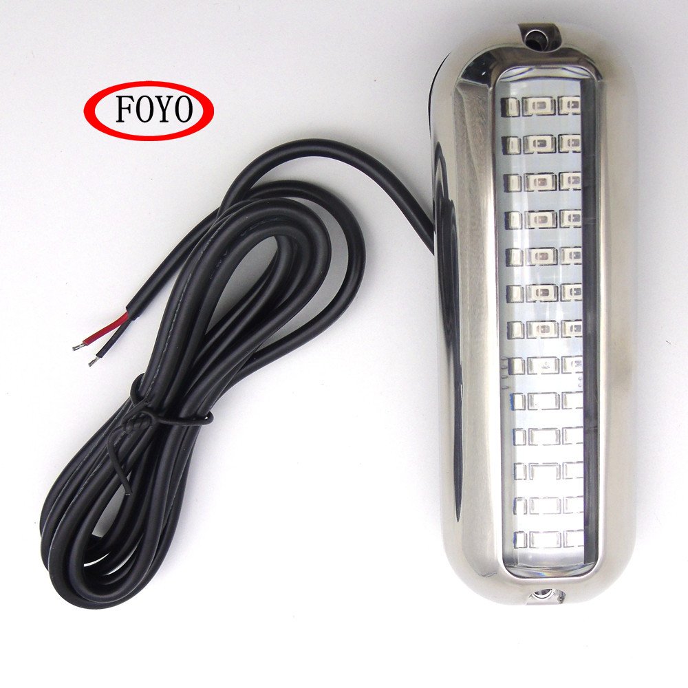 Foyo 12V LED Ceiling Dome Light for Marine RV & Car Interior with Chrome Housing ABS Product for Boat Yacht & Piston Parts
