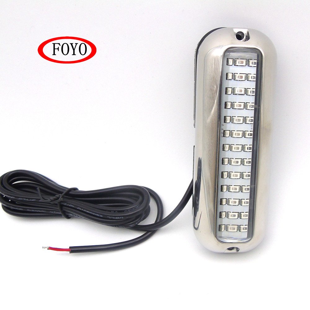 Foyo 12V LED Ceiling Dome Light for Marine RV & Car Interior with Chrome Housing ABS Product for Boat Yacht & Piston Parts