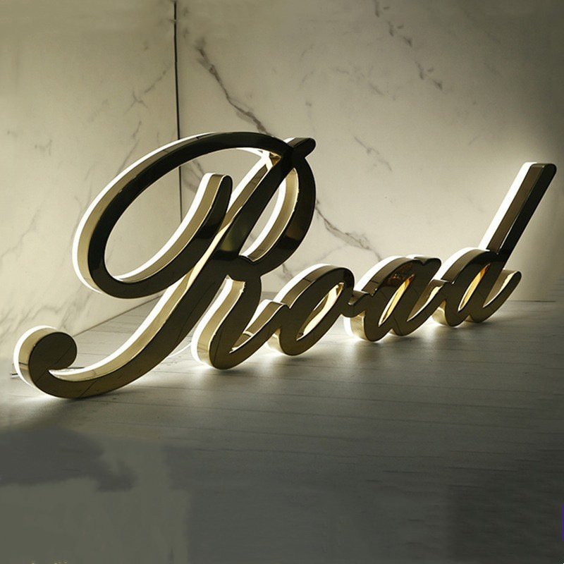 New Arrival Outdoor Led Channel Signage 3d Advertising Sign Spa Led Channel Letter Acrylic Building Sign