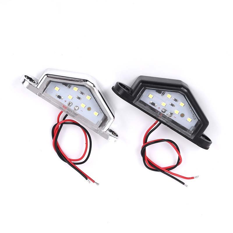12V-24V LED Truck Number Plate Lights Lighting Trailer Tractor RV ATV Lorry 12V Car Caravan License Plate Bus Lamp