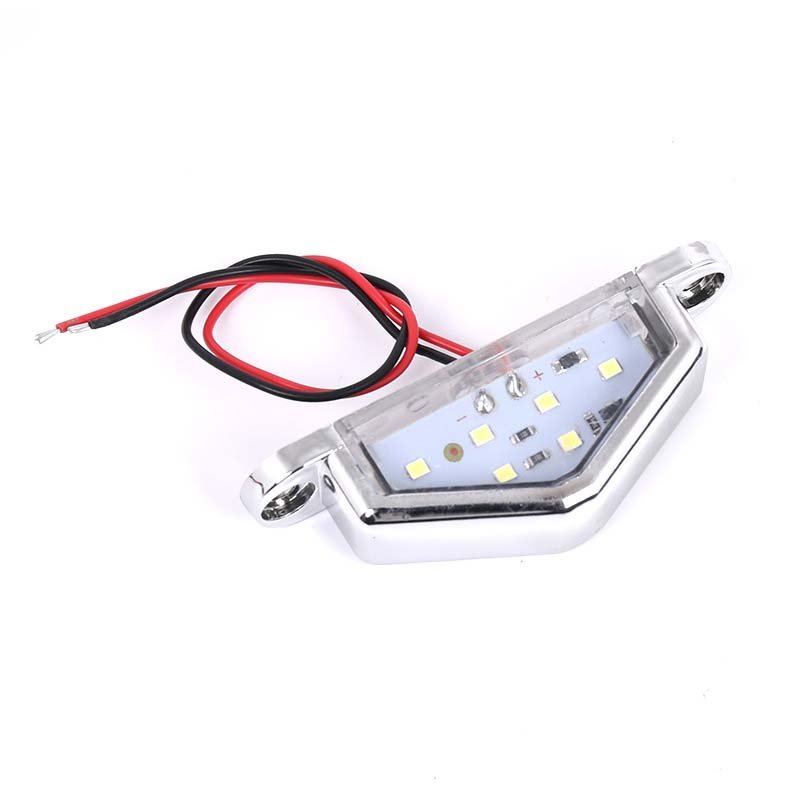 12V-24V LED Truck Number Plate Lights Lighting Trailer Tractor RV ATV Lorry 12V Car Caravan License Plate Bus Lamp