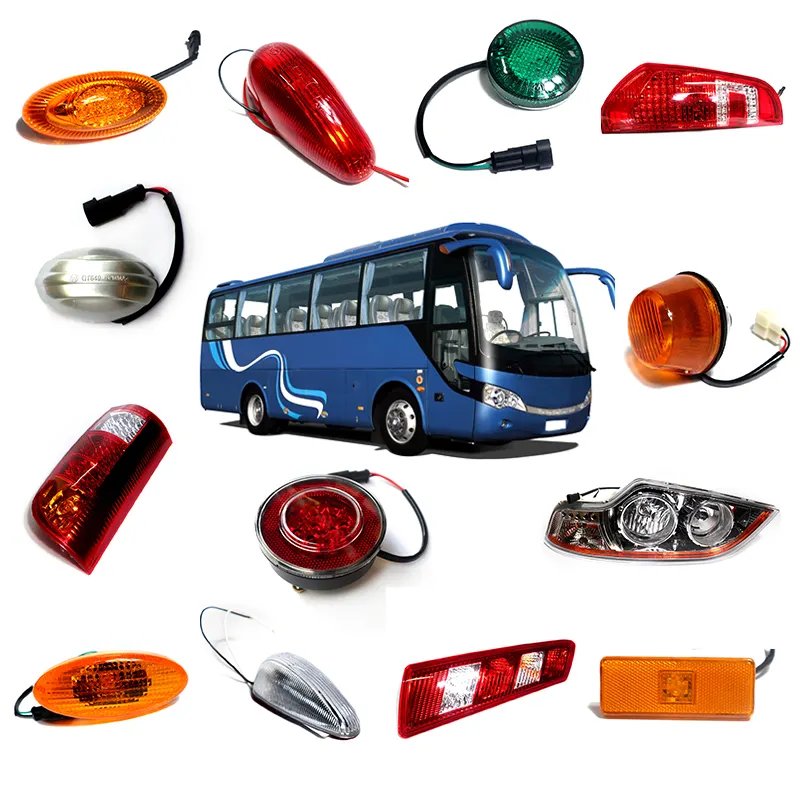 24V LED Turn Signal Light 10CM Tail Lamp New Auto Parts for Yutong and Golden Dragon Buses