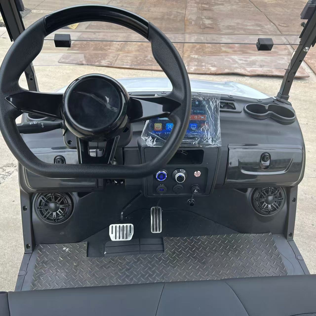 Manufacturers Utility Electric Cheap Golf Cart 2 Seater 72v7kw Ac System Sightseeing Bus Car
