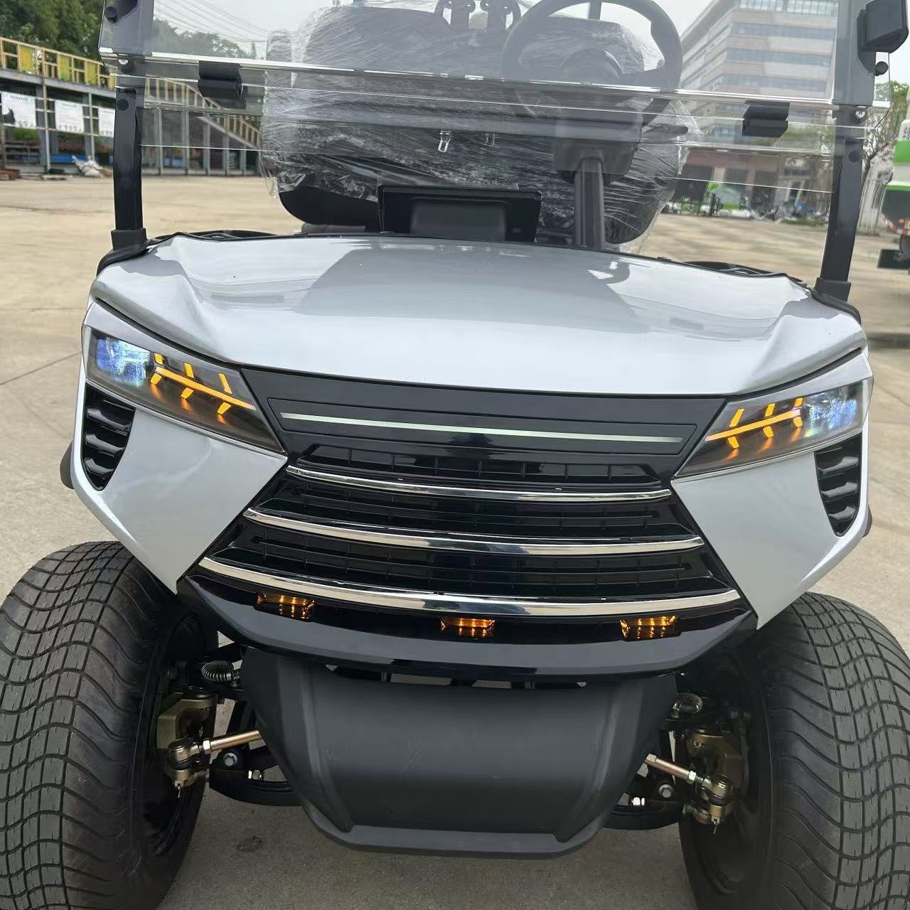 Manufacturers Utility Electric Cheap Golf Cart 2 Seater 72v7kw Ac System Sightseeing Bus Car