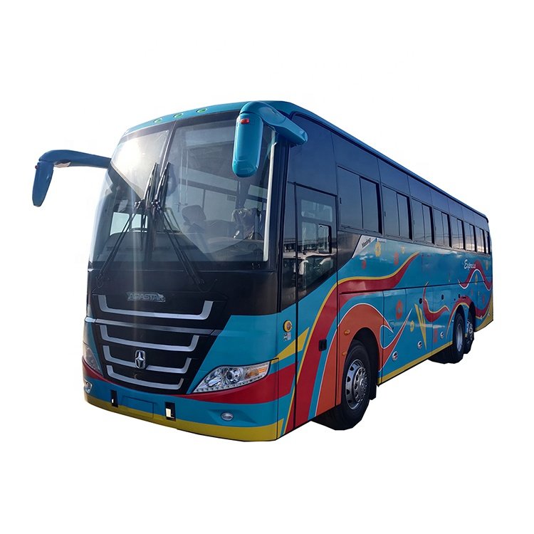 Africa Popular Buses Euro2 12.5m Front Engine LHD RHD diesel Super Luxury 72 Seater coach Bus with Customized Color Design