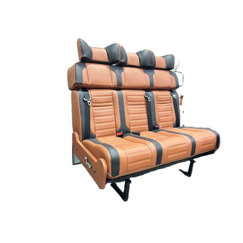 New Design Manufacturer VIP Custom Auto Interior & Accessories 3 Person Sofa Bed Seat Leather Car Interior Seat City Bus Seat