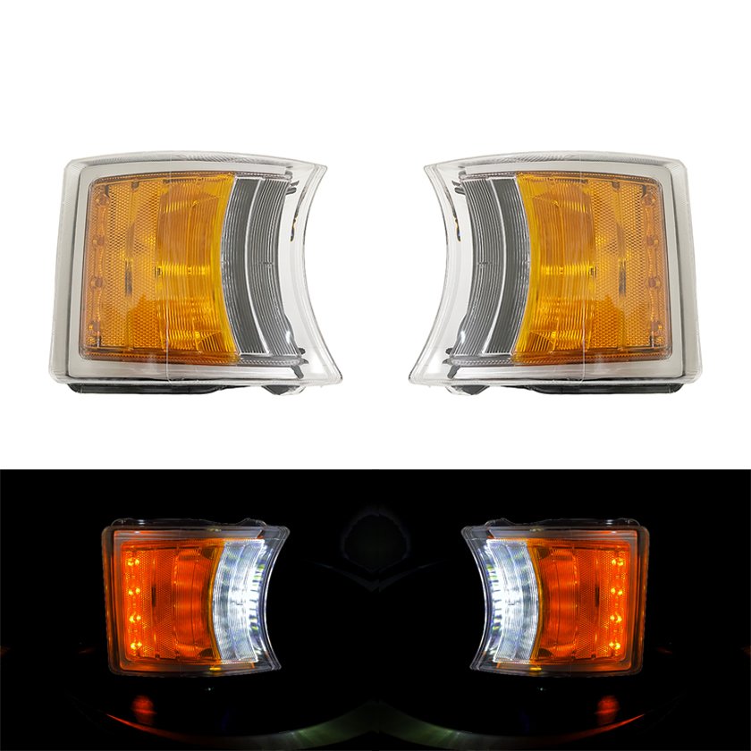 HST-21117 24V Heavy Duty Headlight Led Fog Light Turn Signal Head Side Marker Corner Lamps 1949900 Fits for Scania 114 Truck