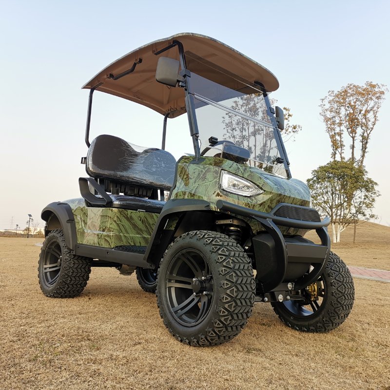 OEM Brand Factory Electric Golf Buggy 4-Seat Sightseeing Bus and Club Cart with 72V Battery and 5KW Motor for Hunting Car