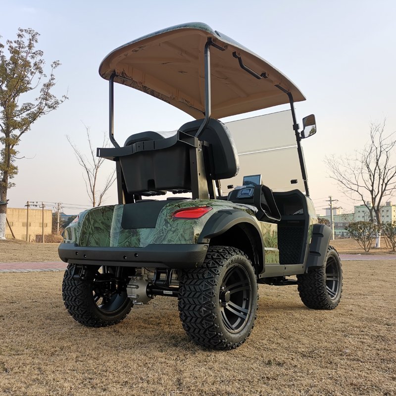 OEM Brand Factory Electric Golf Buggy 4-Seat Sightseeing Bus and Club Cart with 72V Battery and 5KW Motor for Hunting Car