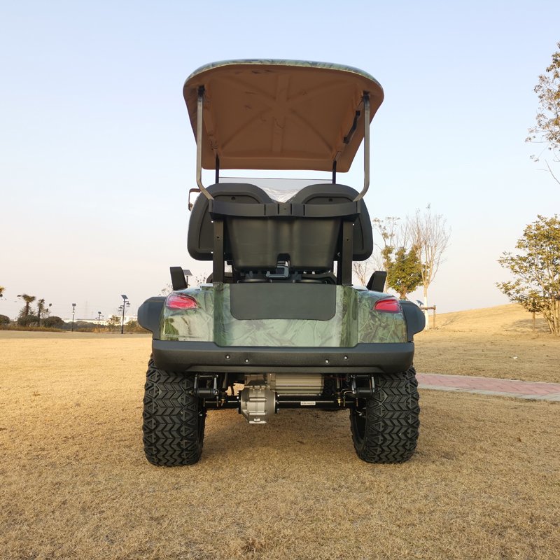 OEM Brand Factory Electric Golf Buggy 4-Seat Sightseeing Bus and Club Cart with 72V Battery and 5KW Motor for Hunting Car