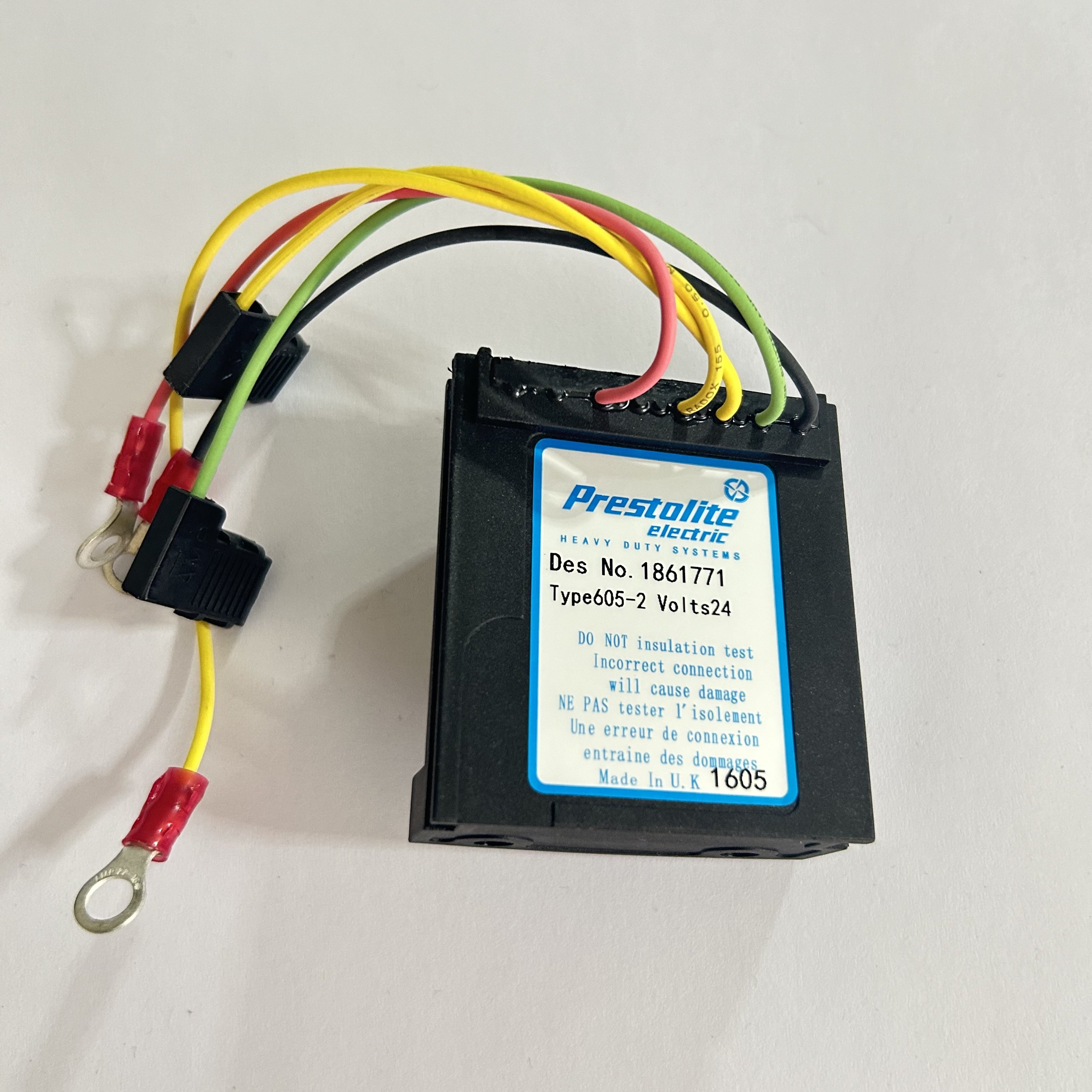 Ot Sale High Quality 24V 605-2 1861771 Alternator Regulator Bus Parts New and Essential for Bus Maintenance