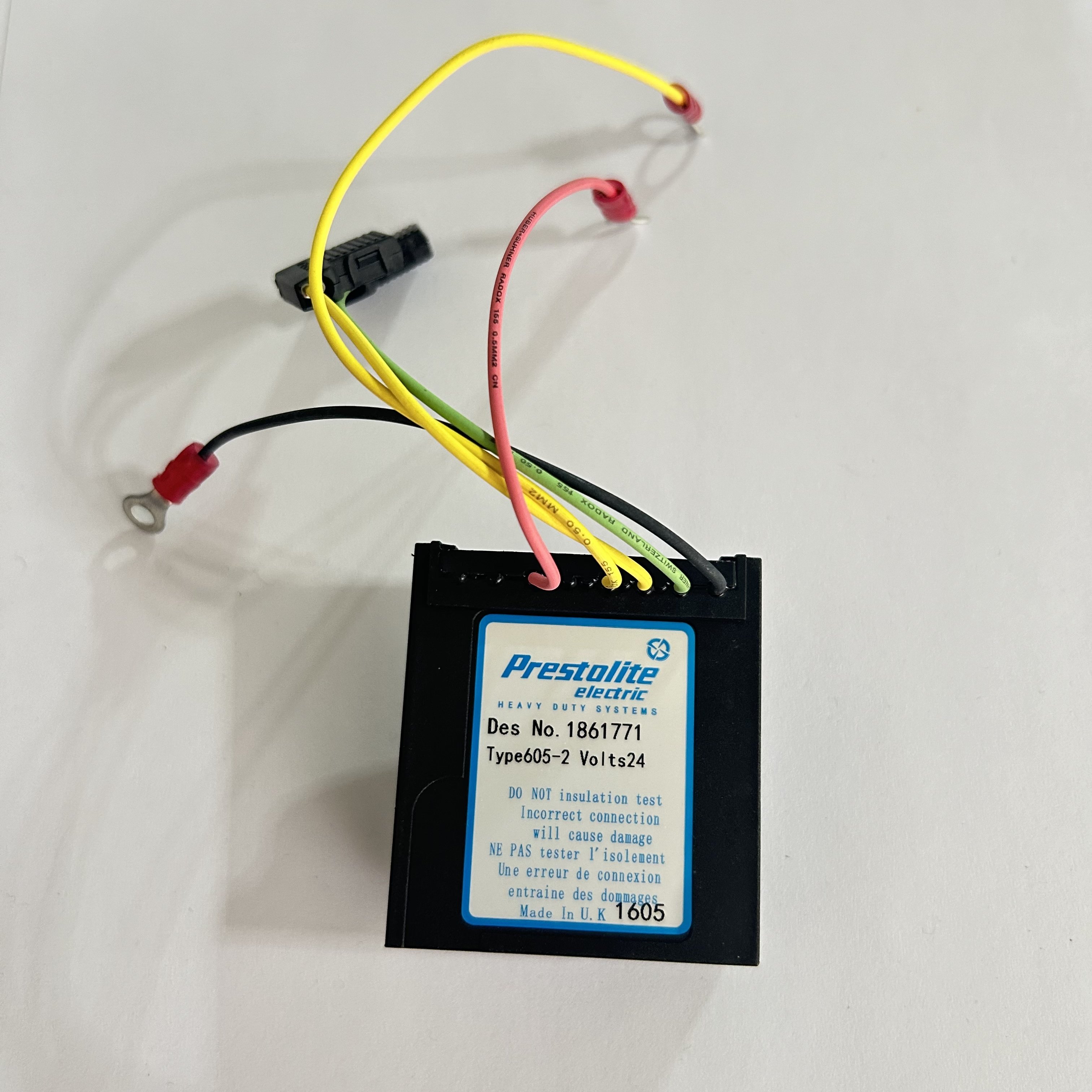 Ot Sale High Quality 24V 605-2 1861771 Alternator Regulator Bus Parts New and Essential for Bus Maintenance