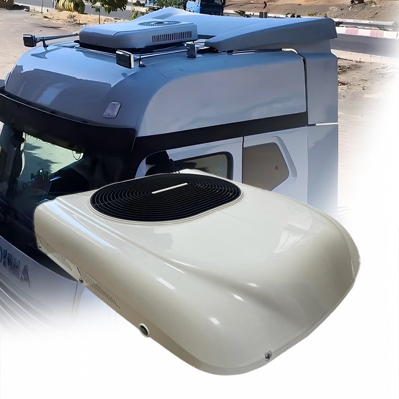 New 12v 24v Electric Car Air Conditioning for Trucks Buses Caravans Excavators-AC Refrigeration with R134a Model Car Accessories