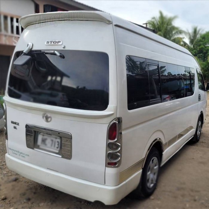 Custom Chrome Body Kit Tuning Accessory for Toyota HIACE KDH 200 Series Van 2005-2018 Side Mirror Cover Fender Door Handle Parts