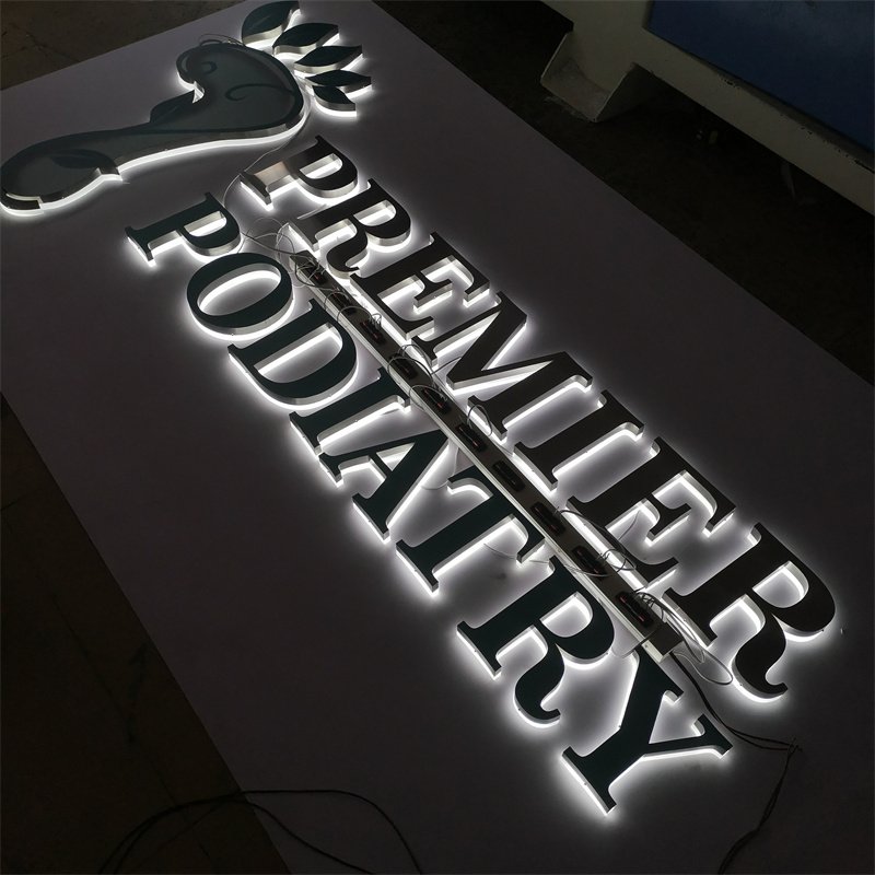Pizza Shopfont Sign Custom Led Business Sign Indoor Outdoor Lighted Illuminated Signs