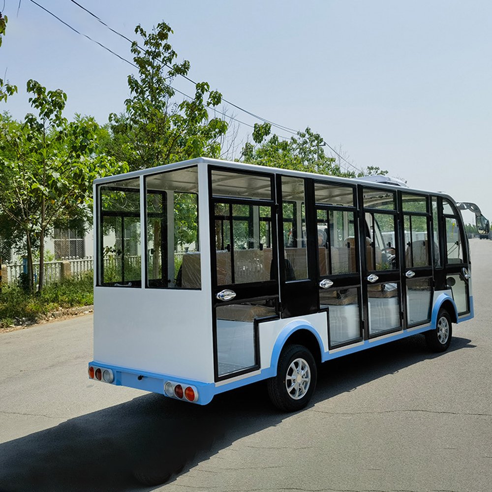 Multifunction 11 Passengers Electric Sightseeing Bus for Scenic Tourist Resort Using Electric Shuttle Bus