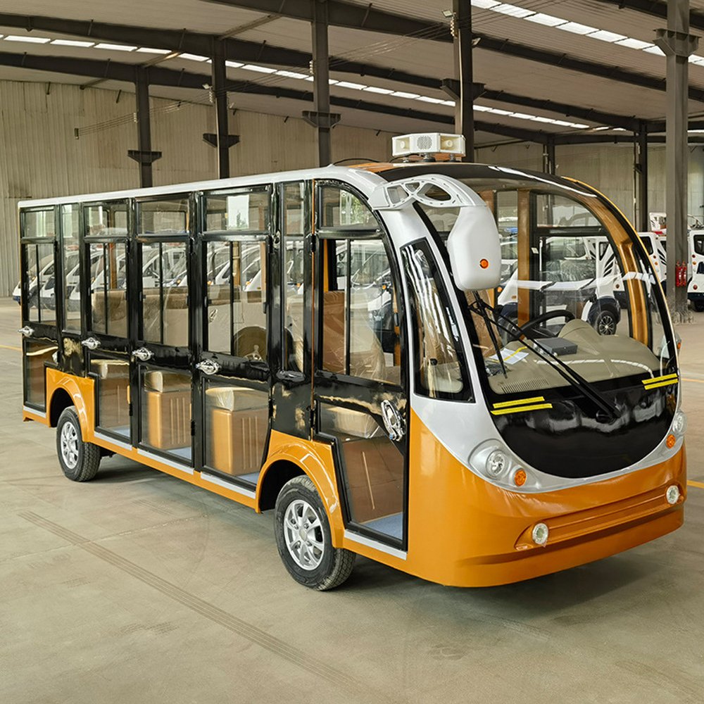 Multifunction 11 Passengers Electric Sightseeing Bus for Scenic Tourist Resort Using Electric Shuttle Bus