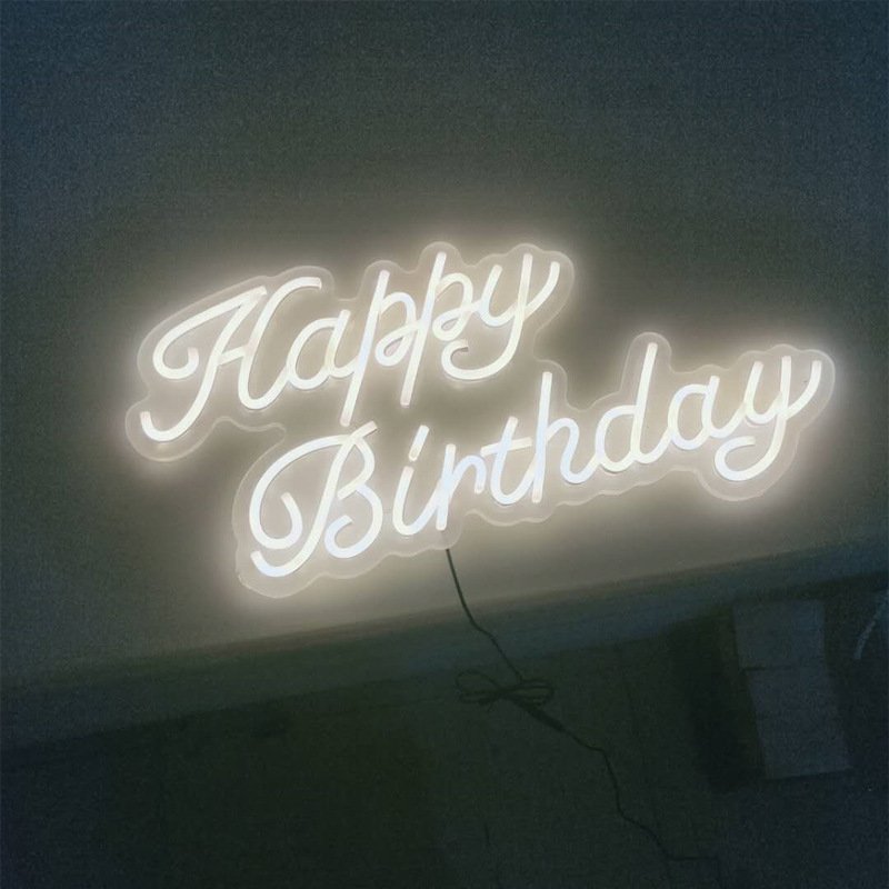 Drop Shipping Custom Neon Sign Letters Led Flexible Neon Light Acrylic Custom Neon Light Signs for Wedding Party Decoration