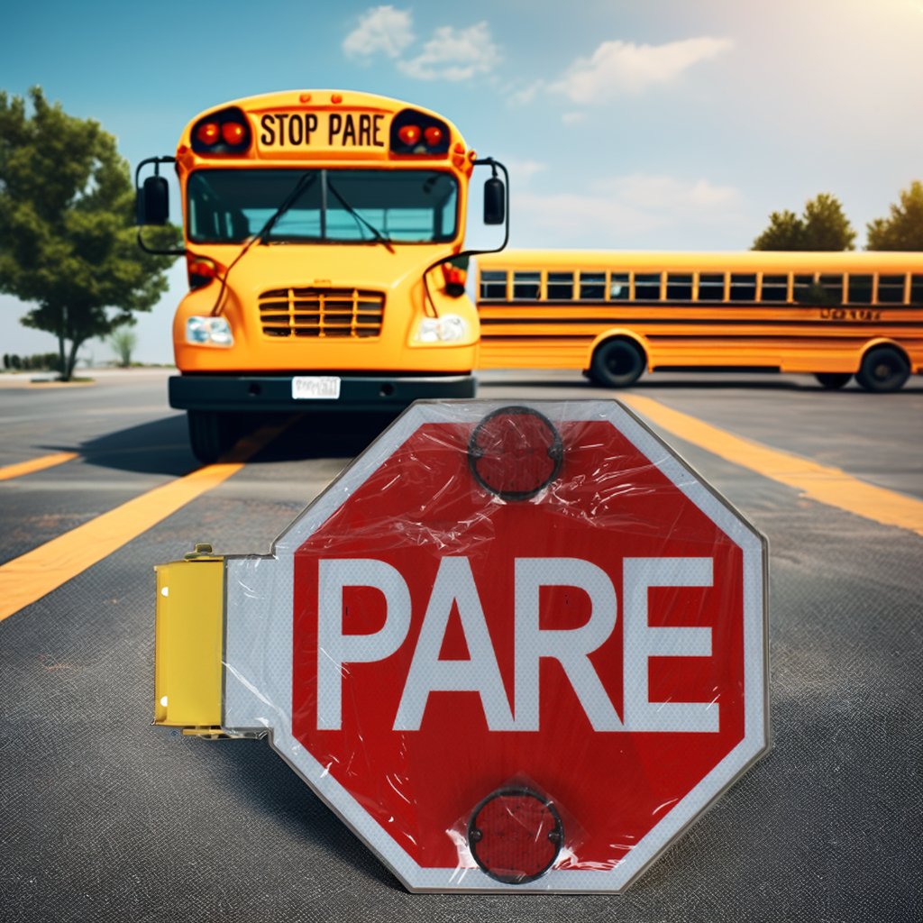 New Electric LED Stop Sign for School Buses Auto Part Accessories in America