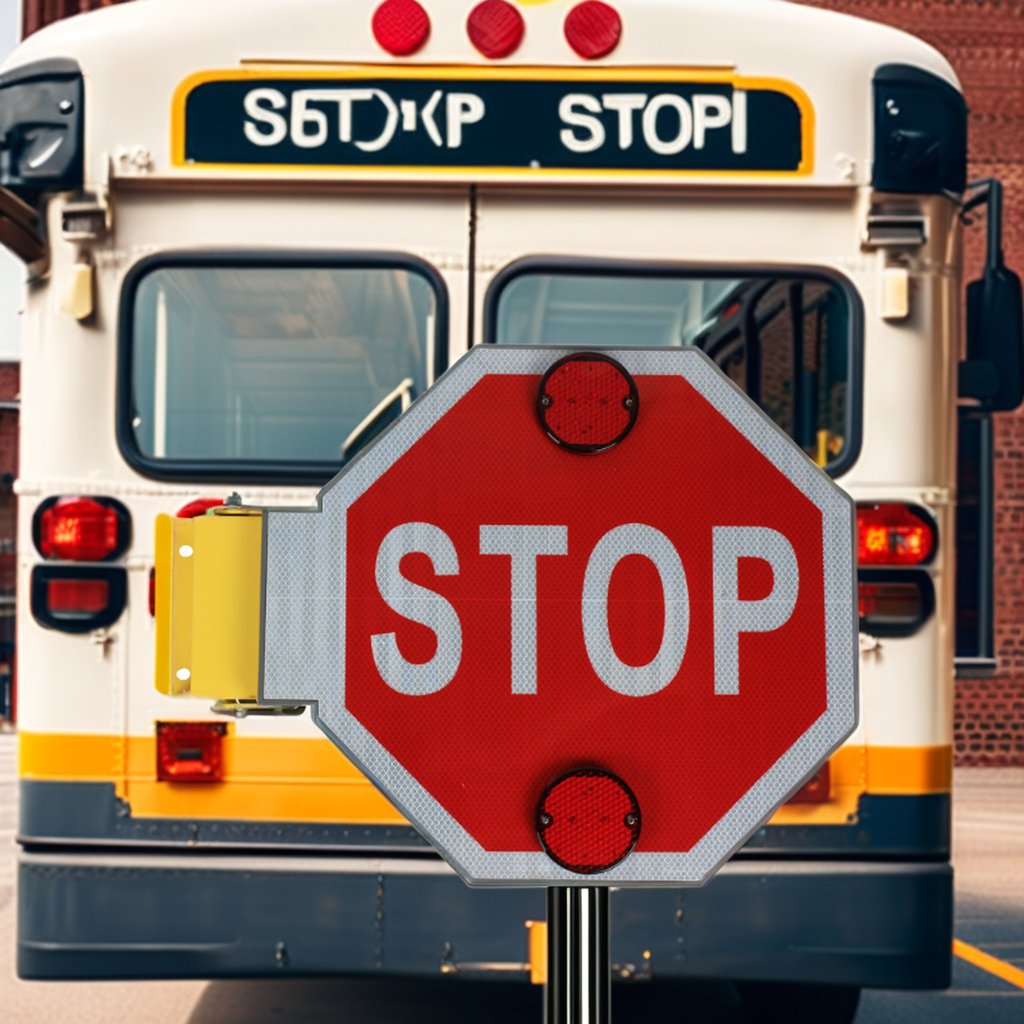New Electric LED Stop Sign for School Buses Auto Part Accessories in America