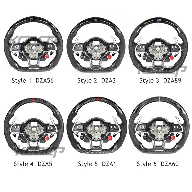 Carbon Fiber Steering Wheel Fit for VW GOLF MK7 GTI GTS R-line POLO SCIROCCO GTD GTE MK6 CC PASSAT JETTA Steering Wheel Control