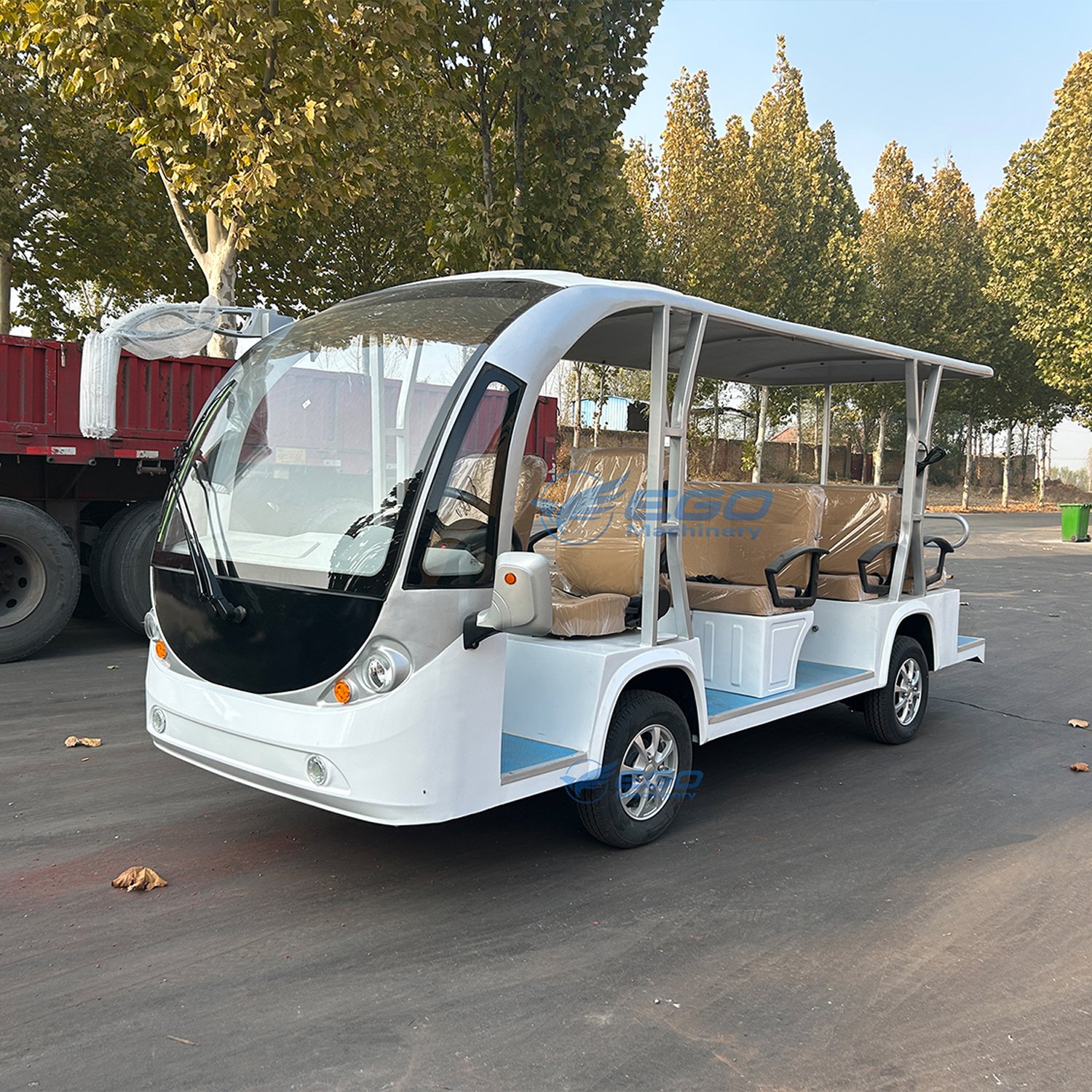 Sightseeing Bus 14 Passenger Electric Wholesale Battery Powered Small Bus Mini Bus
