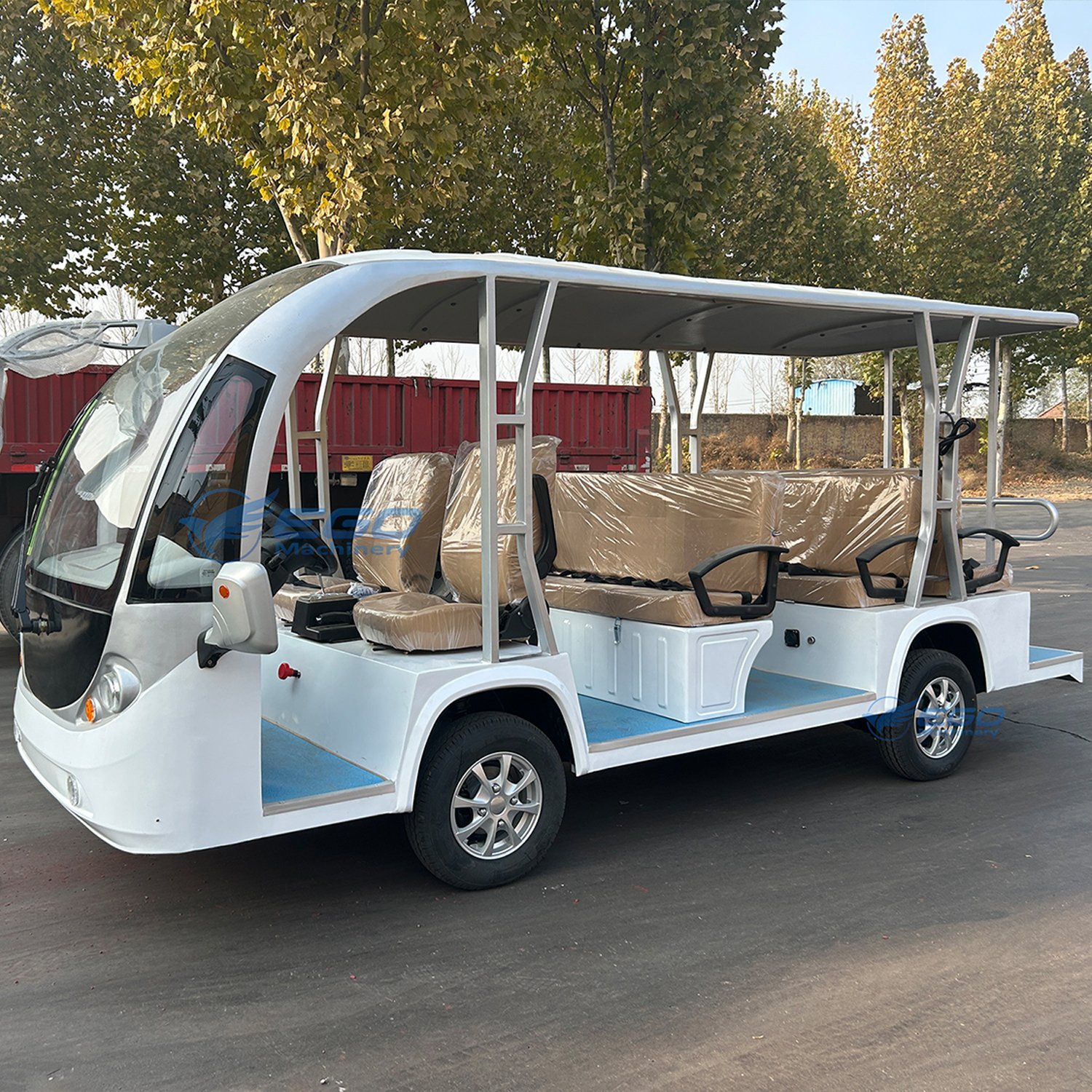 Sightseeing Bus 14 Passenger Electric Wholesale Battery Powered Small Bus Mini Bus