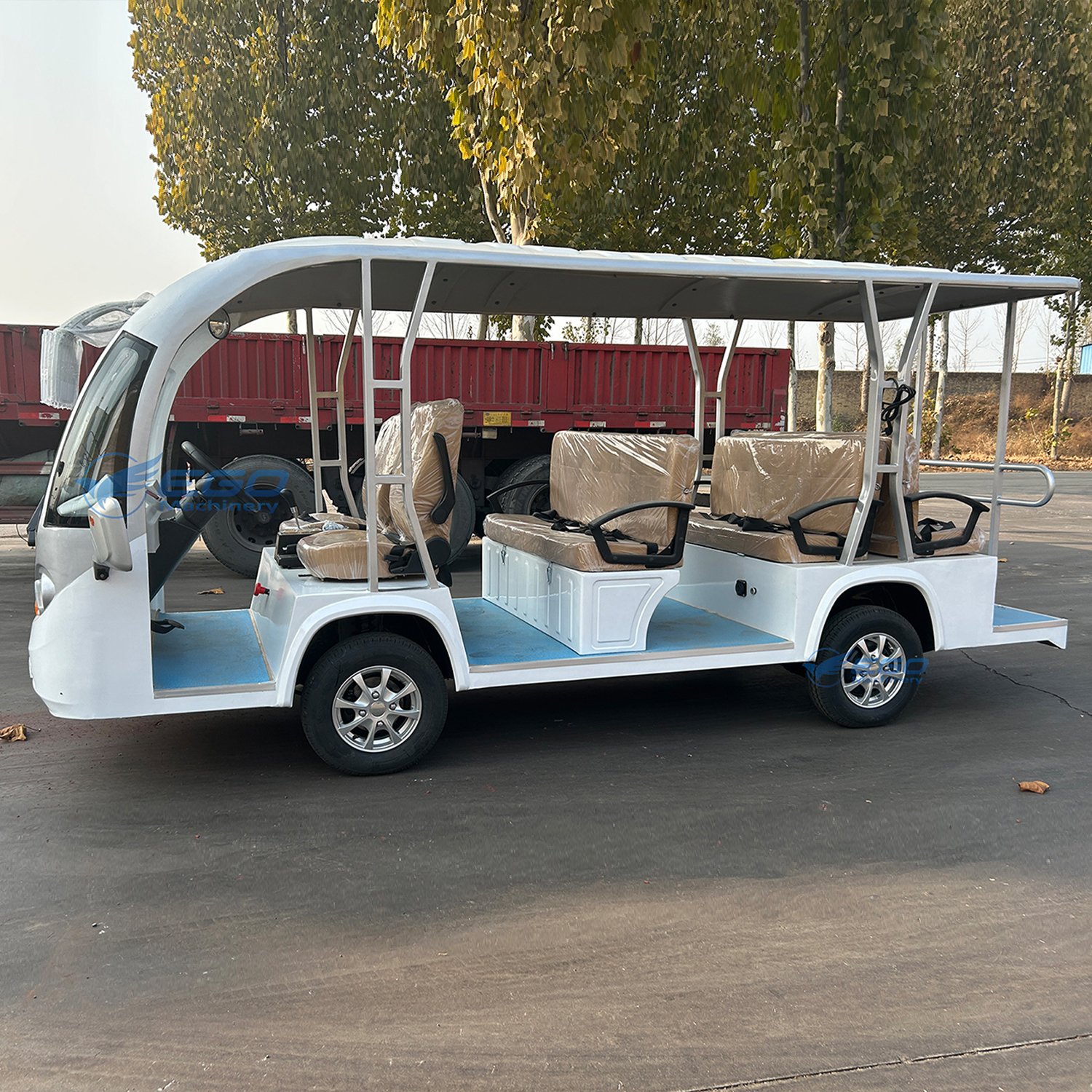 Sightseeing Bus 14 Passenger Electric Wholesale Battery Powered Small Bus Mini Bus
