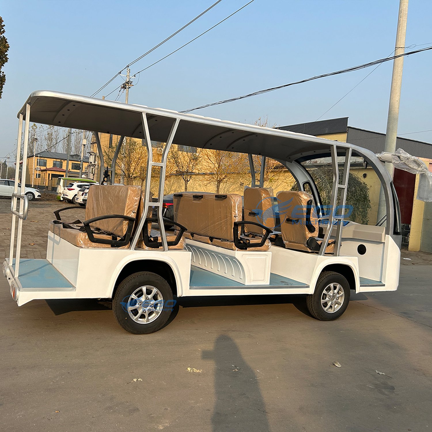 Sightseeing Bus 14 Passenger Electric Wholesale Battery Powered Small Bus Mini Bus