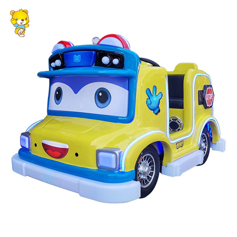 Children's Outdoor Entertainment Amusement Park Electric Driving Big Wheel Car Kid's Bumper Car Ride