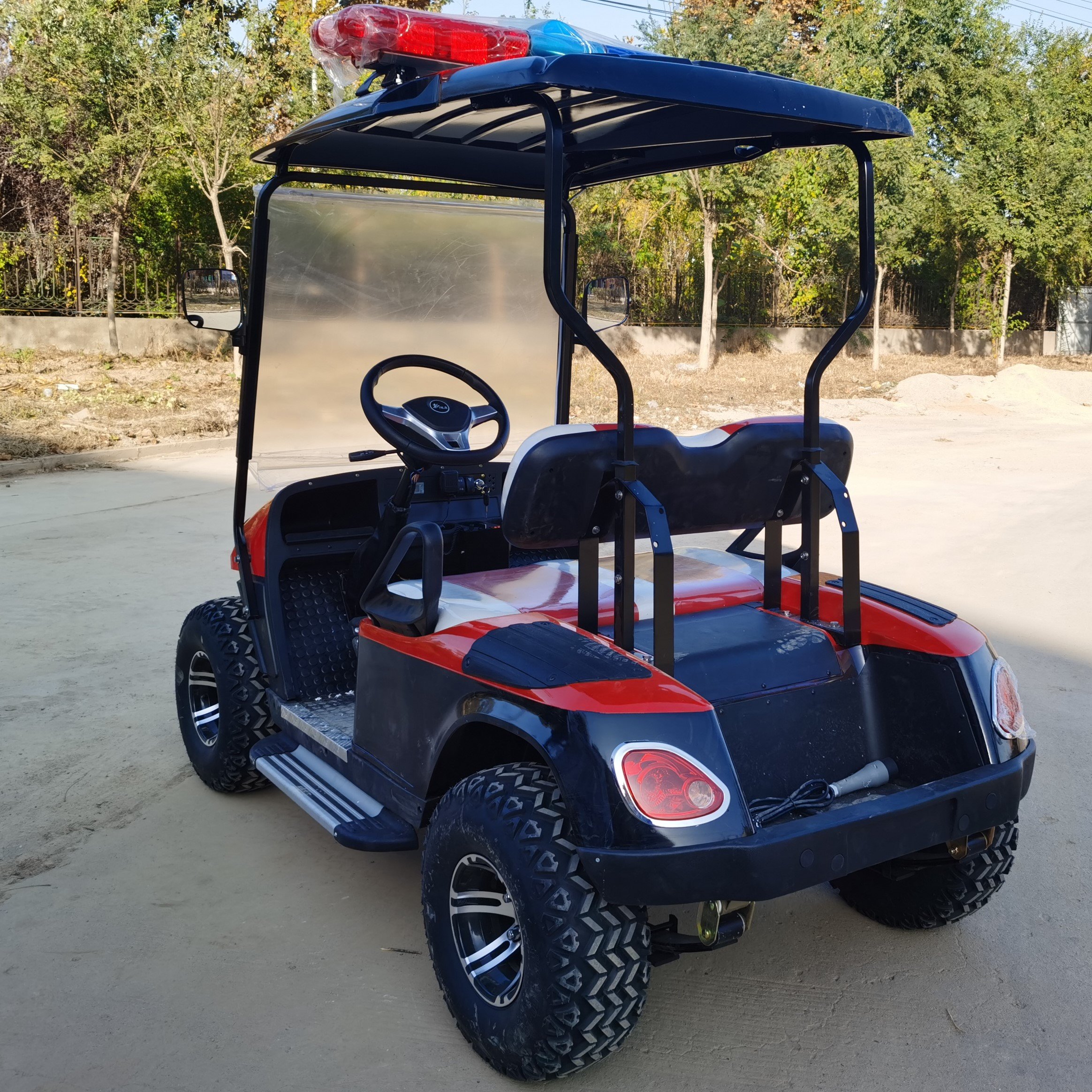 Tong Cai Electric Motor Golf Buggy Gasoline Golf Cart Electric Security Car with CE Patrol Buggy Patrol Car Electric Golf Car