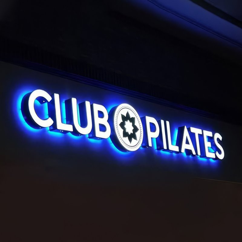 Outdoor Store Front Commercial Custom Led Sign Display 3d Sign logo Board Led Letters Business Sign Board