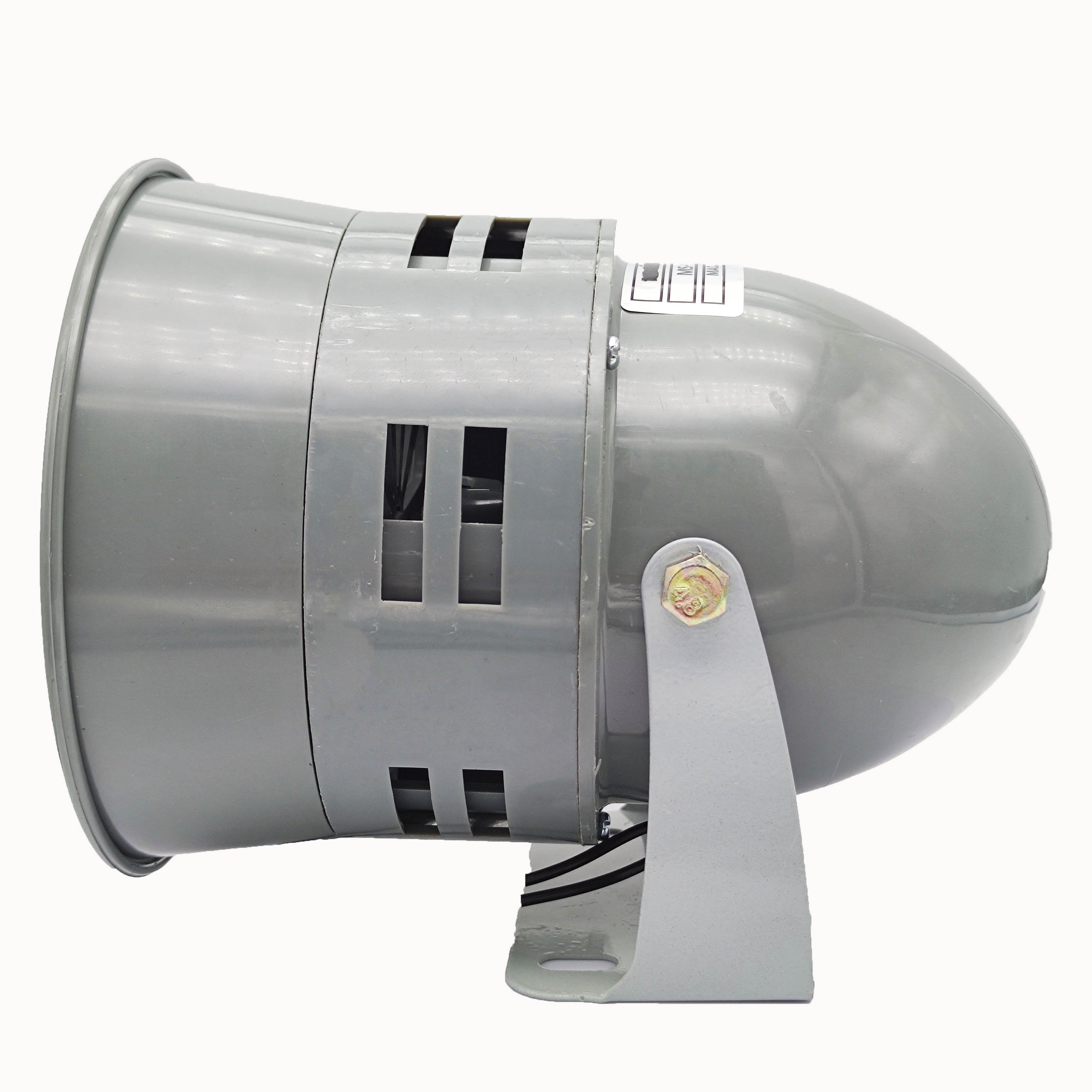 MS-290 Led Warning Light Gray Cast Iron Mini Buzzer Motor Alarm Siren