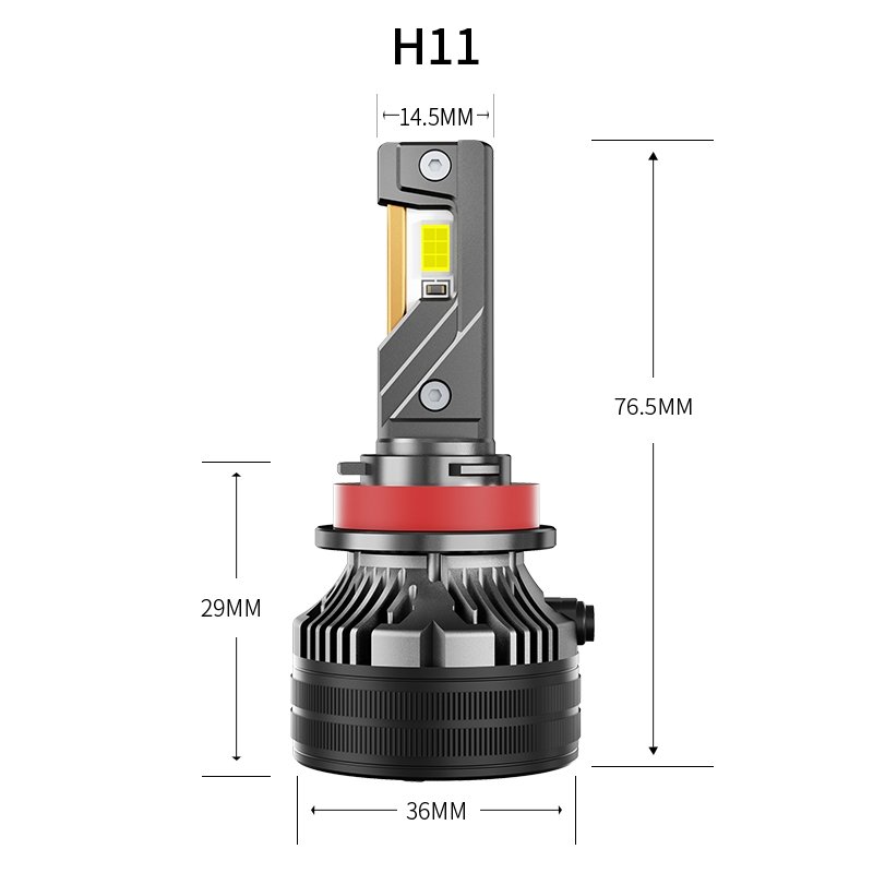Super Bright 3570 Car Led Light Canbus 12V 6000K 200W H8 H11 Led Headlights