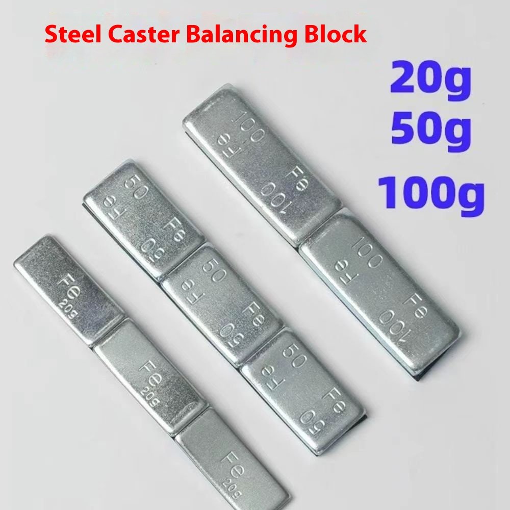 50g 100g Large Iron Wheel Tire Balance Block Semi-Hanging Bus Correction Block with Carton Box Packing