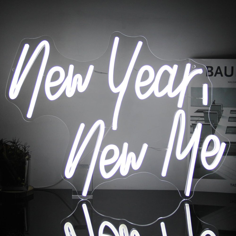 2025 Happy New Year Decorative Neon Arts LED Fast Delivery Business Wedding Room Decor Customized Neon Sign