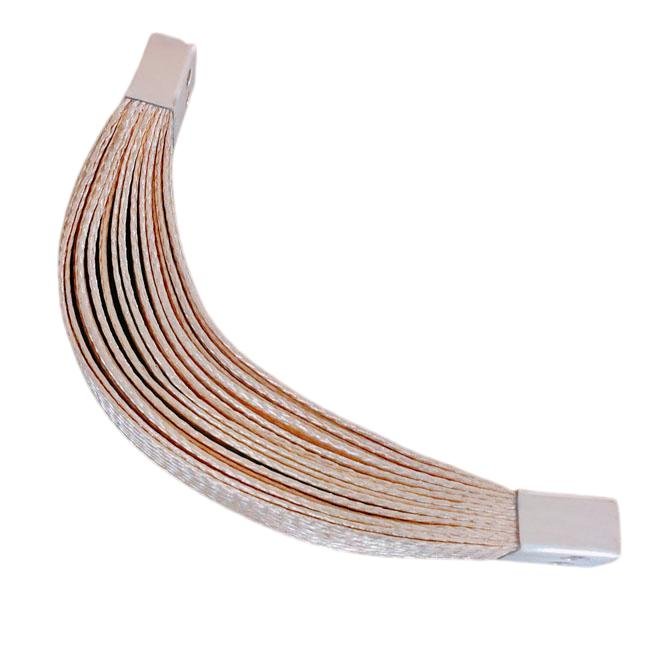 Custom High Conductivity Braid Ground Wire Earthing Connection Standard Tinned Braided Jumper Flexible Braided Copper Wire