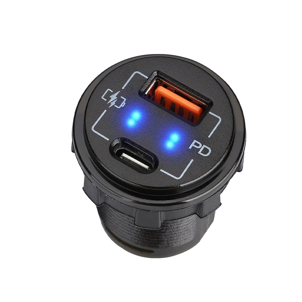 Best Price Phone and Usb Type c Car Charger Car Accessories 12v 24v for Bus Car Marine