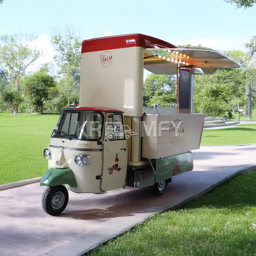 China Commercial Taco Toaster Electric Food Truck Ice Cream Truck Fast Food Cart Hot Dog Cart With Fryer