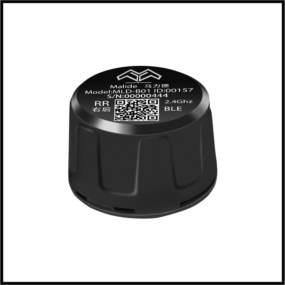 BLE 2.4GHz 120PSI Wireless External TPMS Sensor for Android and IOS App for Nissan Toyota Honda Tesla Y