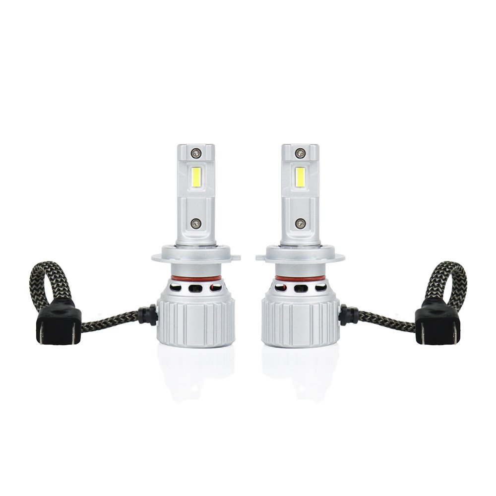 Super Bright X10S LED Headlight Bulbs H7 H11 9005 9006 H4 H1 With 360° Around Copper Tube Cooling 10000LM for Car LED Headlights