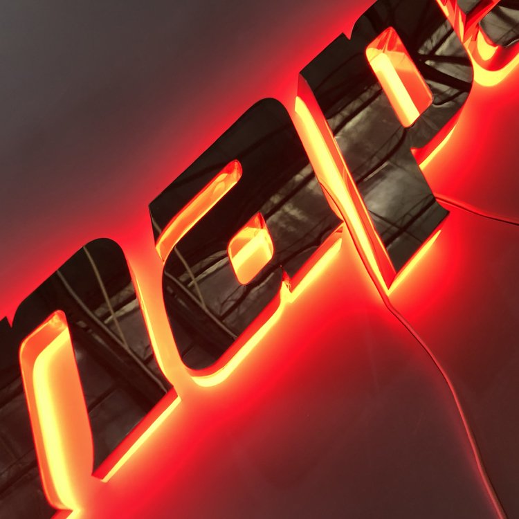 Custom Luminous Backlit Letters Signs 3d Business Signage Led Acrylic Company Brand Logo Signs