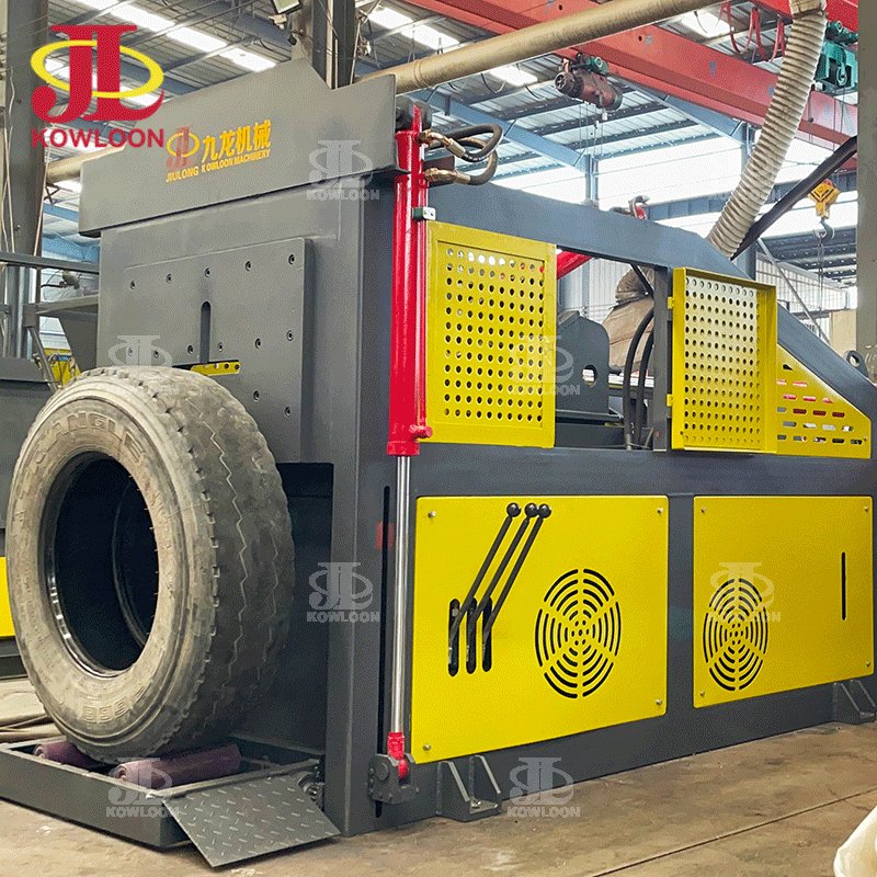 CE ISO Used Tire Shredding Line Tire Shredder Rubber Shredding Machine Tyre Recycling Equipment