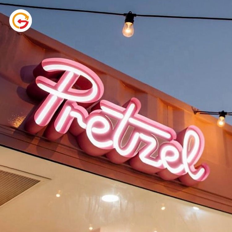 JAGUARSIGN Manufacturer Custom Outdoor Store Acrylic Neon Light Sign Pizza Neon Sign Letters Led Letras Enseigne Neon
