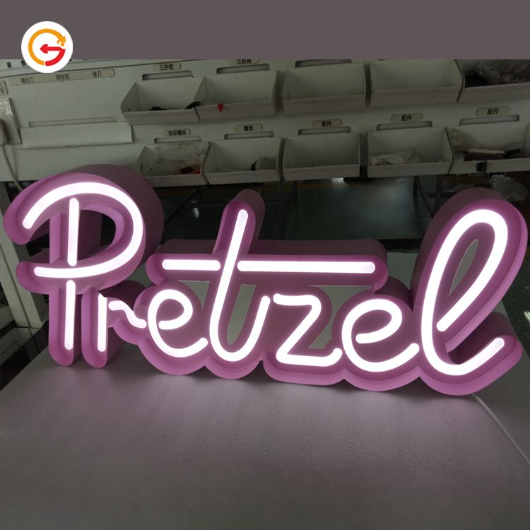 JAGUARSIGN Manufacturer Custom Outdoor Store Acrylic Neon Light Sign Pizza Neon Sign Letters Led Letras Enseigne Neon