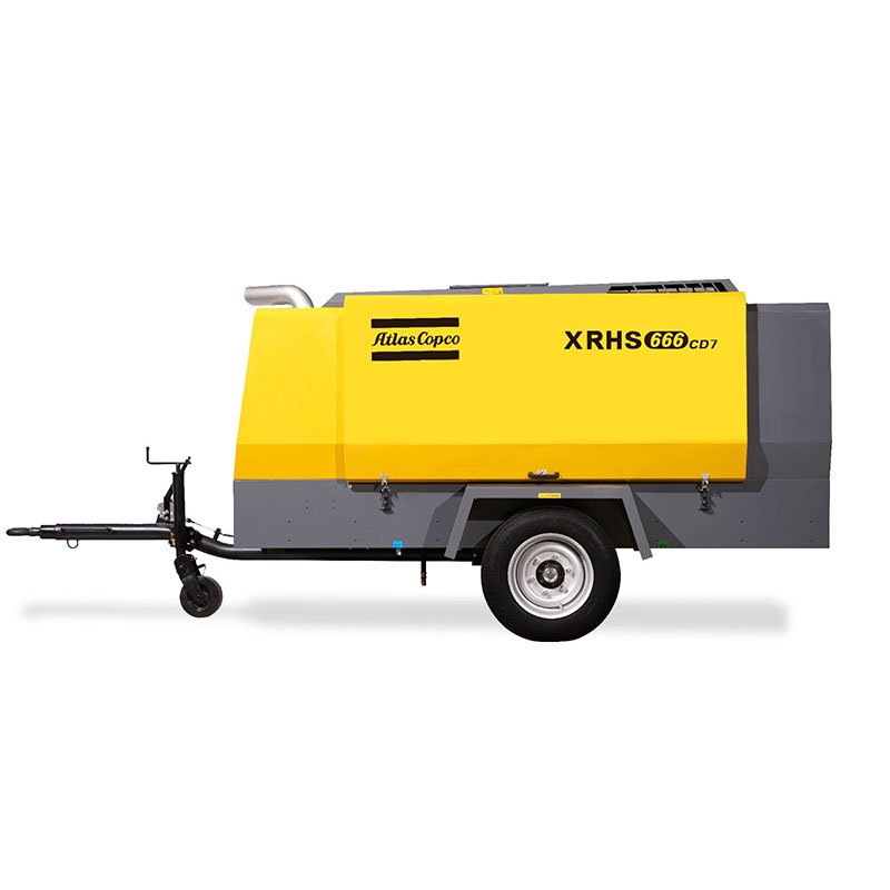 High Pressure 10.3bar 7-20bar XATS350 T3 XATS800 Xrh666CD7 Atlas Copco Engine Drive Portable air Compressor