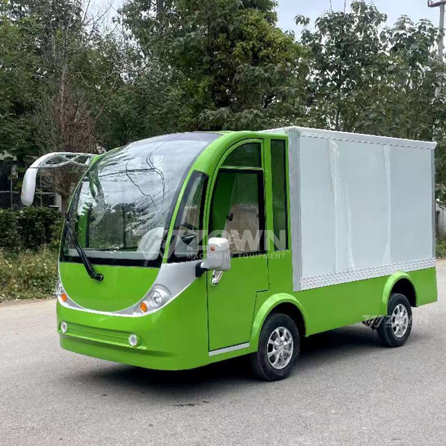 Wholesale Fashionable Fan Electrical Mini Cargo Van Tourist Bus Sightseeing Car for Sale