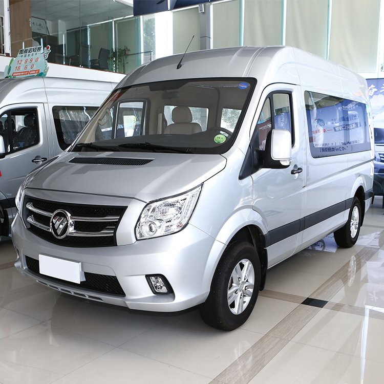 China Factory FOTON Toano VAN BUS 18 Passenger 4X2 Coaches for Transporting Passengers and Cargo Van for Sale