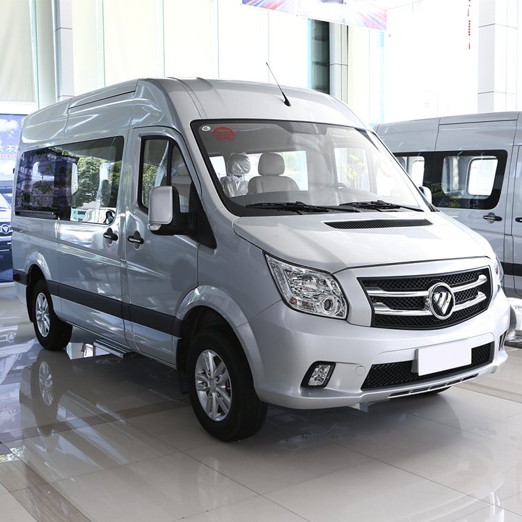 China Factory FOTON Toano VAN BUS 18 Passenger 4X2 Coaches for Transporting Passengers and Cargo Van for Sale
